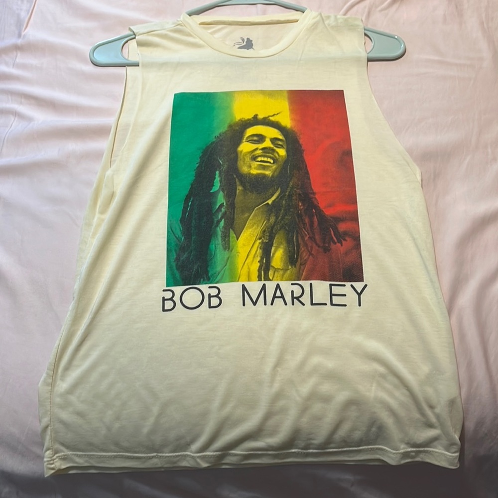 Sleeveless Bob Marley top